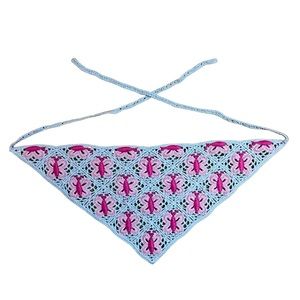 Urban Outfitters crochet butterfly bandana top/ headband